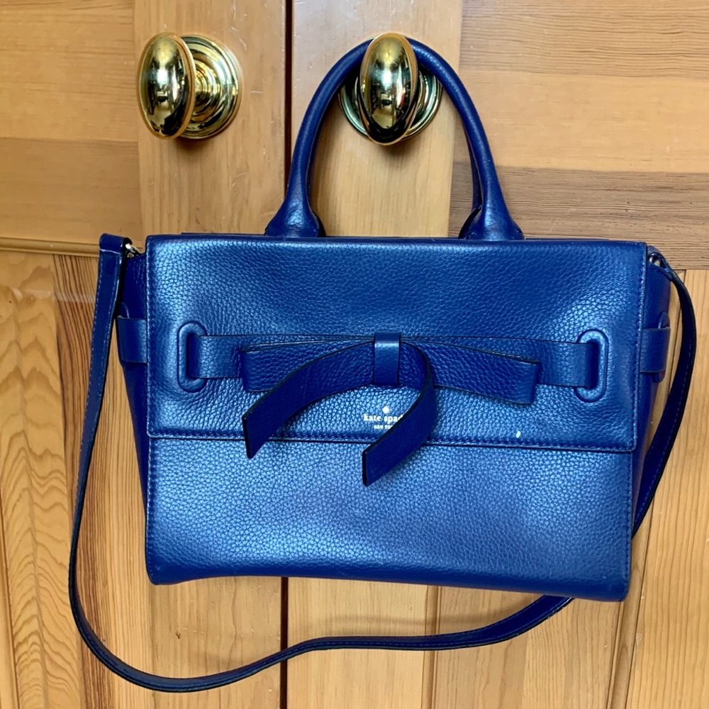 Kate Spade blue bag with Ribbon